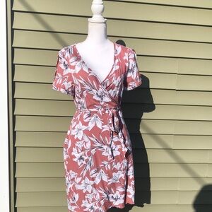 Floral Wrap Dress